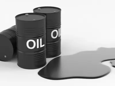 Oil Barrel 3D model 4
