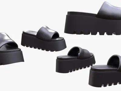 Man and Woman in Shoes 141 3D model
