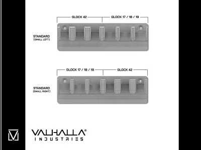 Glock Mag Rack System Free 3D print model