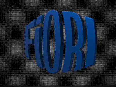 fiori logo 3D model