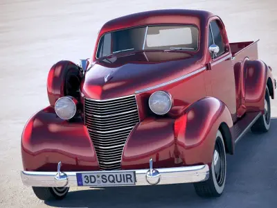 Studebaker Coupe Express 1938 3D model