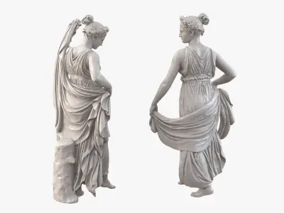  Dancing Girls Statue 