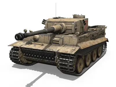Panzer VI - Tiger - 731 - Early Production 3D model