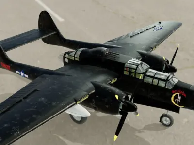 P-61 Black Widow 3D model