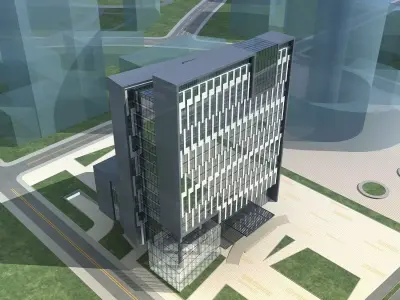 Office Building 3D model 328