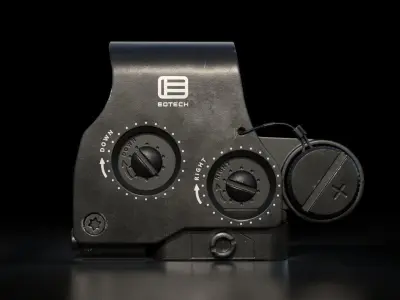 EOTech EXPS3-0 Low-poly Gameready 3D model Low-poly 3D model