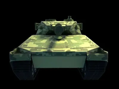 Tank 3D Military Vehicle Blender Free 3D model