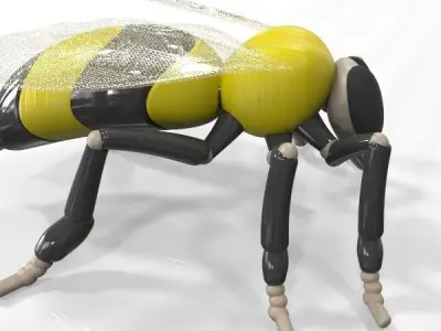 Bee stylized 3D model