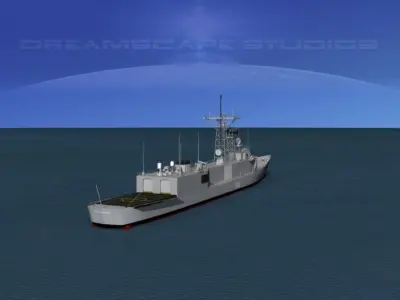 Spanish Frigate Reina Sofia F84 3D model