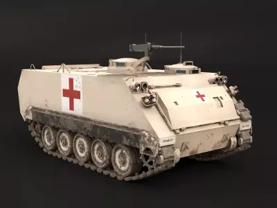 M113A3 Armored Medical Evacuation Vehicle 3D model