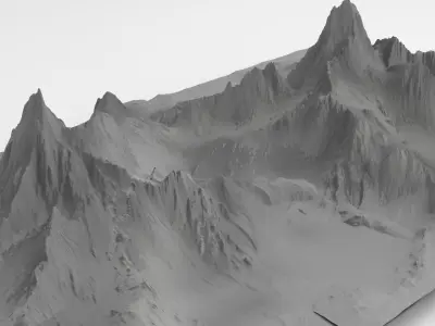 Narnia Mountains 2 3D model