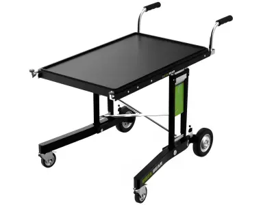 Realistic 3D Trolley table for Industrial Environments 3D model