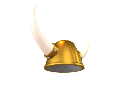 Viking Hat V1 001 Low-poly 3D model