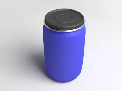 Barrel Plastic 1 3D model
