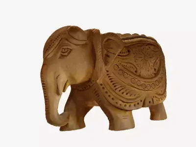 Elephant wood 3d scan 3D model