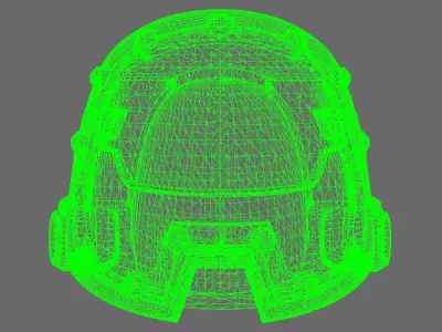 Space Knights V2 Metal Storm Shoulder Pads Type C 3D print model