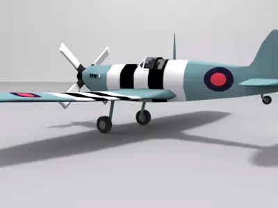 Supermarine Spitfire Low-poly 3D model buy