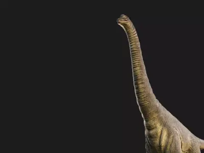 Brachiosaurus 3D Model - Realistic and Versatile 3D model Low-poly 3D model