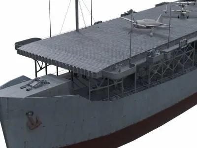 Ship 02 Low-poly 3D model