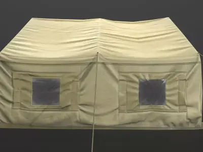 Low poly Tent Low-poly 3D model