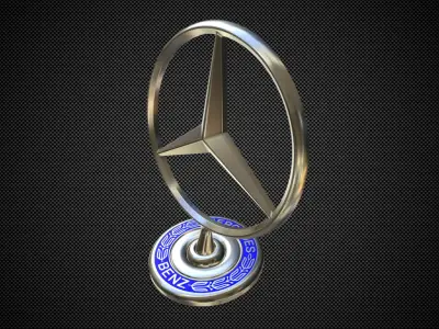 mercedes benz logo 3D model