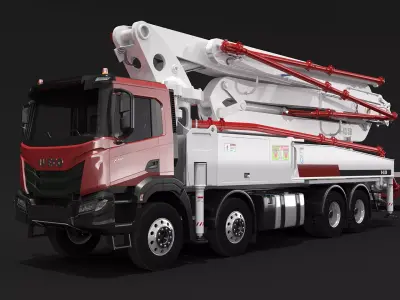 Iveco X-Way Concrete Pump 3D model