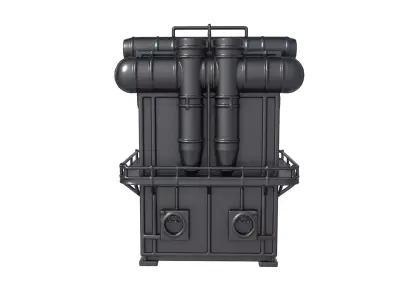 Industrial Furnace - Industrial oven 3D print model buy