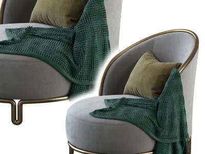  Clan Milano 2019 PIPE Poltrona 3D model