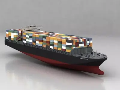 Container Ship 3D model