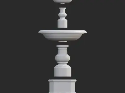 Beginfountain TDF 3D model