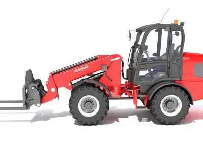 Telescopic Telehandler Weidemann 3D model