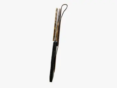 Sheath Hunting Knife Low-poly 3D model