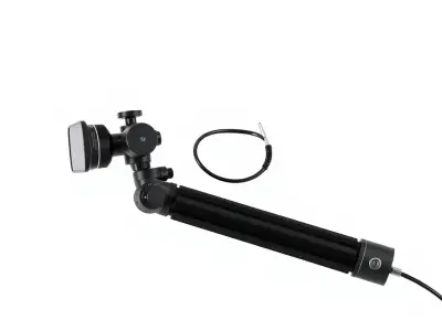 Telescopic Boom Arm Spiral Cable model pack Low-poly 3D model