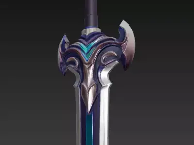 Wolf-Fantasy Sword 3D Models Collection-Stylized Weapons 3D model