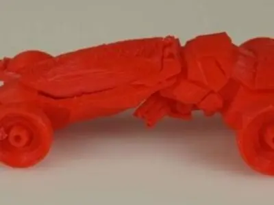 Futuristic car for 3d printing Free 3D print model