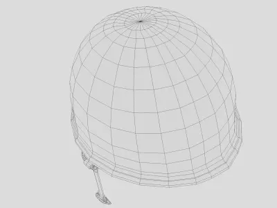 3D Army Helmet USA M1 model Low-poly 3D model