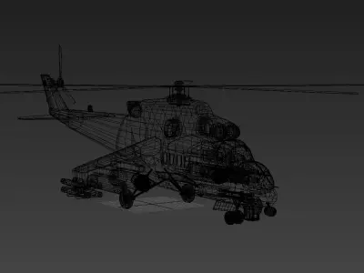 Helicopter 3D model by sobervp7