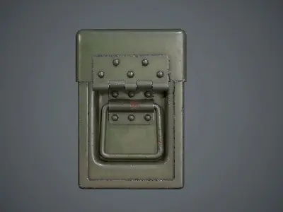 Military Ammunition Box Low-poly 3D model