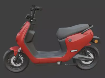 Stylized Electric Scooter 3D Model 3D model get