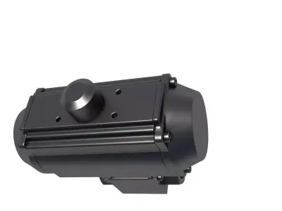 pneumatic actuator - Actuated Valve Double Acting 3D print model order