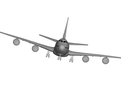 Boeing 747-8 3D model