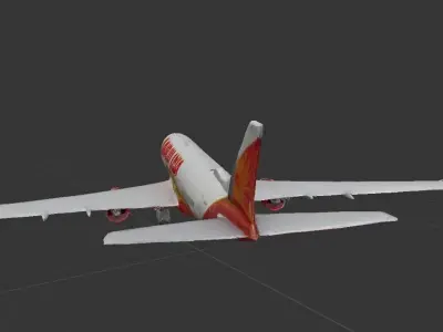 Areoplane Model Air India Aircraft 3D model