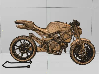 DUCATI MOTOCYCLE 3D model