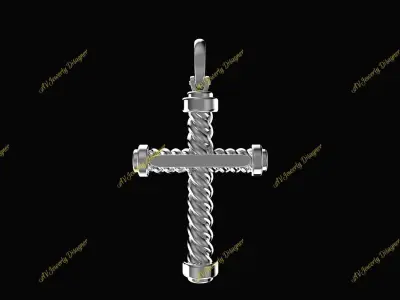 AV Designe 251 Cable Cross Pendant  3D print model