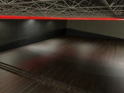 Ceiling Structure - Pipes - Stage 3D model