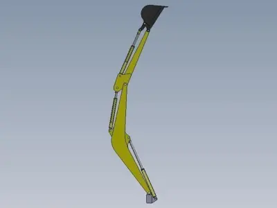 Excavator Project Free 3D model