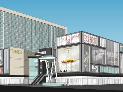 Sketchup Commercial Office Complex F1 3D model