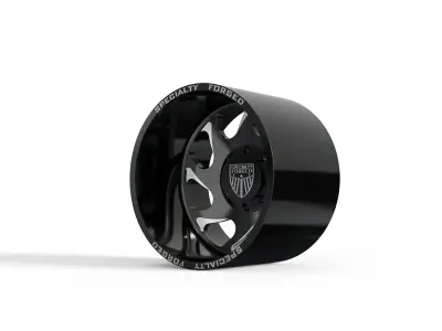 REAR SPECIALITY FORGED D006 WHEEL 3D MODEL 3D model