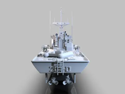 Patrol Torpedo Fast Warship 3D print model