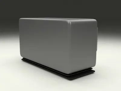 Old Military Radio 3D model